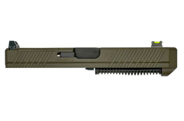 Image of Live Free Armory Completed LF19 Combat Slide with RMR Cut &amp; Integrated Compensator, Glock 19 Gen 3, OD Green, G319CC395031FC