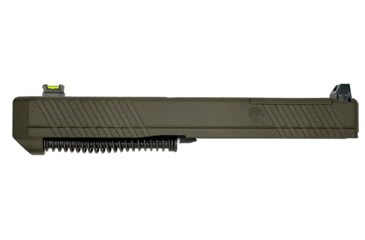 Image of Live Free Armory Completed LF19 Combat Slide with RMR Cut &amp; Integrated Compensator, Glock 19 Gen 3, OD Green, G319CC395031FC