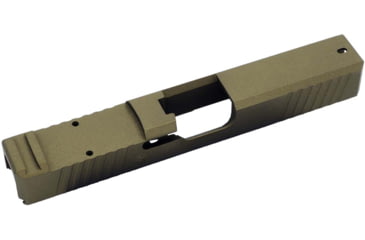 Image of Live Free Armory LF19 Chamfered Series Pistol Slide w/ No RMR Optic Cut, Glock 19, Burnt Bronze, G319CH411192F