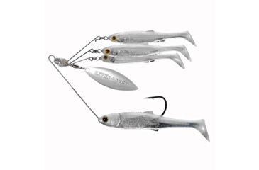 Image of Live Target BB SM SRS,MSV,Pearl White/Slvr,3/0,3/8oz MNSR11SM855