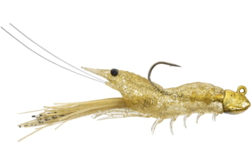 Image of Live Target Fleeing Shrimp Soft Plastic Jig, Glass Shrimp, 3/8oz, 3 1/2 in, SSJ85SK911