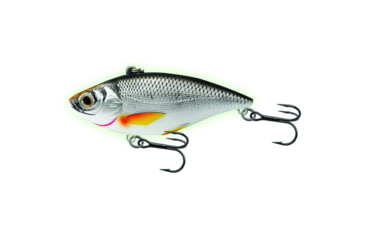 Image of Live Target Livetarget Golden Shiner Lipless Rattlebait, Sinking, Glow/Black, 2 3/8in, 1/4oz, #8 Hook, GS60SK211