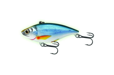 Image of Live Target Livetarget Golden Shiner Lipless Rattlebait, Sinking, Glow/Blue, 2 7/8in, 1/2oz, #6 Hook, GS70SK210