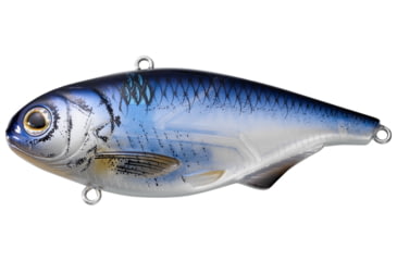 Image of Live Target Livetarget Golden Shiner Lipless Rattlebait, Sinking, Silver/Black, 2 3/8in, 1/4oz, #8 Hook, GS60SK202