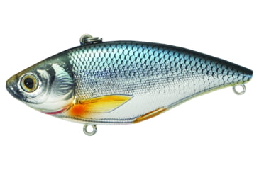 Image of Live Target Livetarget Golden Shiner Lipless Rattlebait, Sinking, Silver/Blue, 2 3/8in, 1/4oz, #8 Hook, GS60SK201