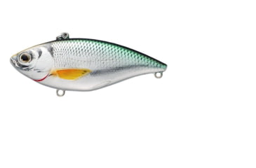 Image of Live Target Livetarget Golden Shiner Lipless Rattlebait, Sinking, Silver/Green, 2 7/8in, 1/2oz, #6 Hook, GS70SK203