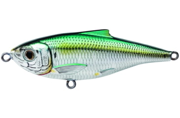 Image of Live Target LiveTarget Scaled Sardine Twitchbait, 0-4in Floating, 7/16oz, 3in, Silver &amp; Green, SST75F933