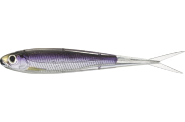 Image of Live Target Twitch Minnow Soft Jerkbaits, 4, 5.25in, Silver/Purple, SSR130S207