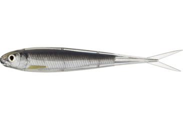 Image of Live Target Twitch Minnow Soft Jerkbaits, 4, 4.5in, Silver/Smoke, SSR115S951