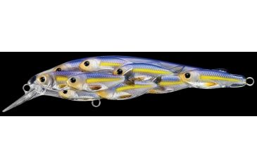 Image of Live Target Yearling Baitball Jerkbait,3.375in,Pearl/Violet Shad 144670