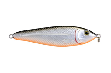 Image of Livingston Lures EBS Jigging Spoon Lure, Black Back Chrome Shad, 9305