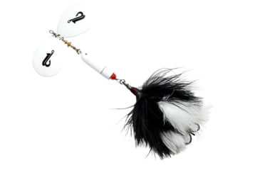 Image of Livingston Lures EBS Spinner 158 Lure, White Black, 6478