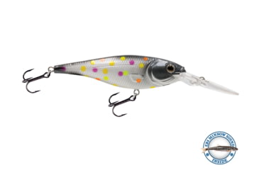 Image of Livingston Lures EBS Walleye 90 Lure, Mardi Gras, 8809