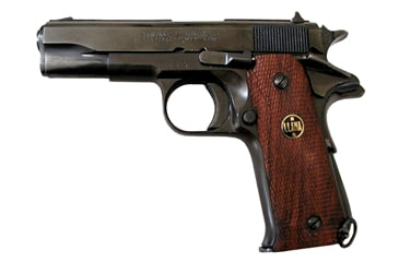 Image of Llama XV Pistol, .22 Long Rifle, 3.7in barrel, blued steel frame, checkered walnut grip, blowback operated semi-auto, patridge front, adjustable rear, 9 round magazine, LLA-XV-.22LR-3.7-1-FRRMPG