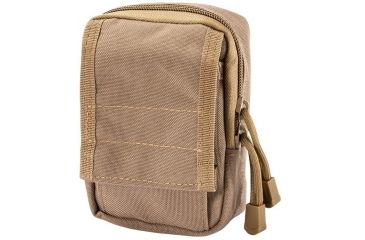 Image of Loaded Gear CX-800 Accessory Pouch, Dual Zipper Design, Compatible w/ Molle System, Dark Earth BI12632