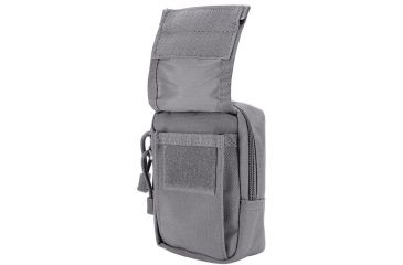 Image of Loaded Gear CX-800 Accessory Pouch, Dual Zipper Design, Compatible w/ Molle System, Gray BI12634
