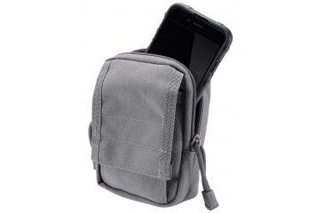 Image of Loaded Gear CX-800 Accessory Pouch, Dual Zipper Design, Compatible w/ Molle System, Gray BI12634
