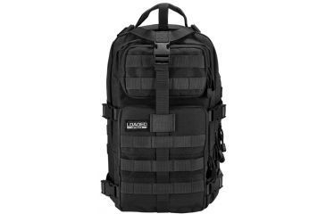 Image of Loaded Gear GX-400 Crossover Low Profile Backpack, Padded Back, Weight 2.6 lbs, Black, 12.1 x 9.9 x 16 in BI12602