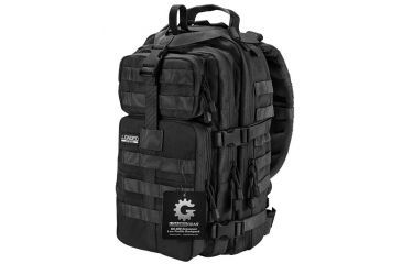 Image of Loaded Gear GX-400 Crossover Low Profile Backpack, Padded Back, Weight 2.6 lbs, Black, 12.1 x 9.9 x 16 in BI12602