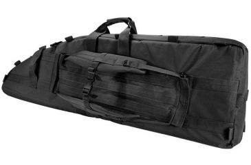 Image of Loaded Gear RX-600  46 in Tactical Dual Rifle Bag, Padded Center Divider, 4 Zippered Pockets, Black BI12550