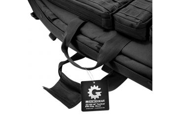 Image of Loaded Gear RX-600  46 in Tactical Dual Rifle Bag, Padded Center Divider, 4 Zippered Pockets, Black BI12550