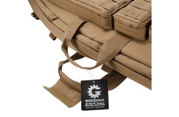 Image of Loaded Gear RX-600  46 in Tactical Dual Rifle Bag, Padded Center Divider, 4 Zippered Pockets, Dark Earth BI12552