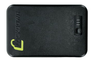 Image of Lockdown Compact Combination Handgun Vault, Black, 1134158
