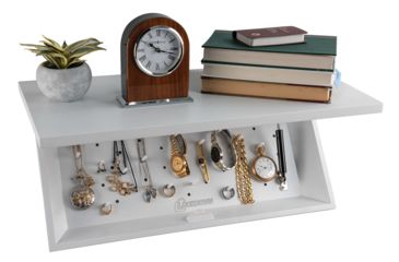 Image of Lockdown In Plain Sight Hidden Shelf, White, 1117247
