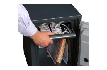 Image of LockState Electronic Fireproof Safe w/ Drawer