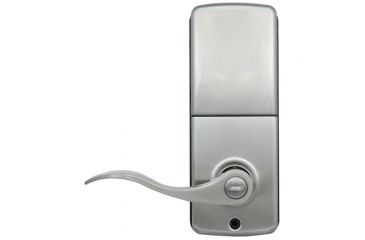 Image of LockState LS-L500 Electronic Keypad Lever Door Lock,Satin Nickel LS-L500-SN