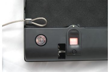 Image of LockState SafeCase Biometric Safe LS-SC1000 - Security Cable