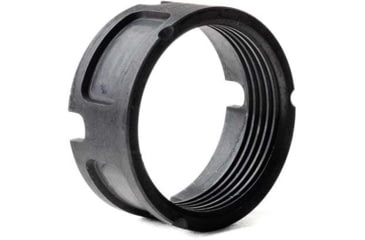 Image of Lockstep Arms AR Billet Castle Nut, AR-15, AR-10, 9mm, Black, LA-AR-850-BLK