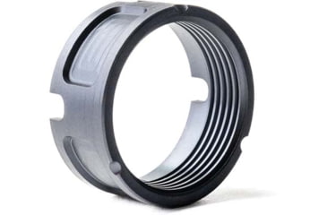 Image of Lockstep Arms AR Billet Castle Nut, AR-15, AR-10, 9mm, Grey, LA-AR-850-GRY