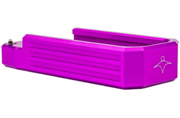 Image of Lockstep Arms AR15 PMAG GEN M3 Base Plate Flat +0-Round, Anodized, Purple, LA-AR15-100-PUR