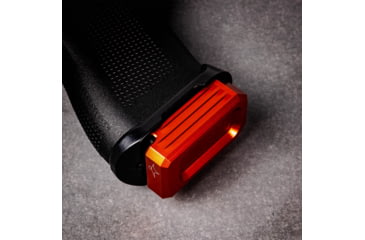 Image of Lockstep Arms Glock 43X/48 Flat Base Plate, Red, LA-G43X-100-RED-0RD