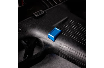 Image of Lockstep Arms Glock 43X/48 Mag Release, Blue, LA-G43X-150-BLU