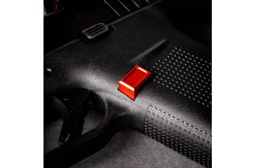 Image of Lockstep Arms Glock 43X/48 Mag Release, Red, LA-G43X-150-RED