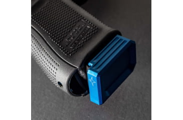 Image of Lockstep Arms Glock 9/40 Magazine Base Plate +0-Round, Anodized, Blue, LA-G19-100-BLU