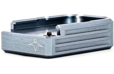 Image of Lockstep Arms Glock 9/40 Magazine Base Plate +0-Round, Anodized, Gray, LA-G19-100-GRY