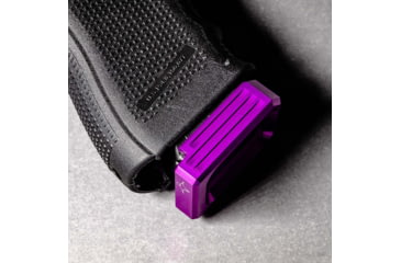 Image of Lockstep Arms Glock 9/40 Magazine Base Plate +0-Round, Anodized, Purple, LA-G19-100-PUR