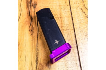 Image of Lockstep Arms Glock 9/40 Magazine Base Plate +0-Round, Anodized, Purple, LA-G19-100-PUR