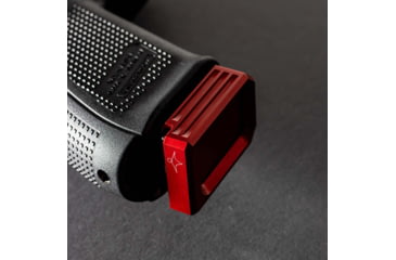 Image of Lockstep Arms Glock 9/40 Magazine Base Plate +0-Round, Anodized, Red, LA-G19-100-RED