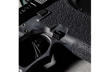 Image of Lockstep Arms Glock Gen 1-3 Magazine Release, Anodized, Black, LA-G19-V13-150-BLK