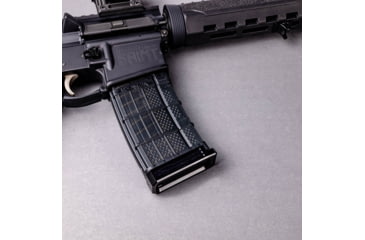Image of Lockstep Arms Lancer L5AWM Flat Base Plate, Black, LA-AR15-101-BLK-0RD
