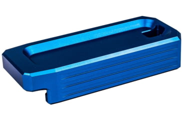 Image of Lockstep Arms Lancer L5AWM Flat Base Plate, Blue, LA-AR15-101-BLU-0RD