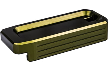 Image of Lockstep Arms Lancer L5AWM Flat Base Plate, OD Green, LA-AR15-101-ODG-0RD