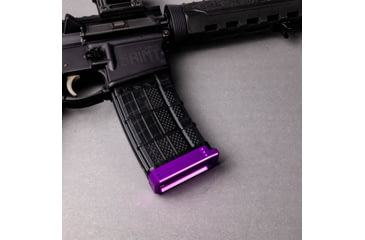 Image of Lockstep Arms Lancer L5AWM Flat Base Plate, Purple, LA-AR15-101-PUR-0RD