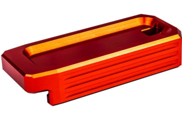 Image of Lockstep Arms Lancer L5AWM Flat Base Plate, Red, LA-AR15-101-RED-0RD