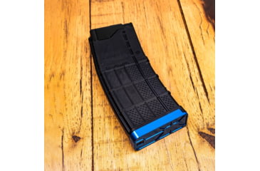 Image of Lockstep Arms Lancer L5AWM Slim Base Plate, Blue, LA-AR15-117-BLU-0RD