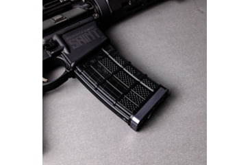 Image of Lockstep Arms Lancer L5AWM Slim Base Plate, Gray, LA-AR15-117-GRY-0RD